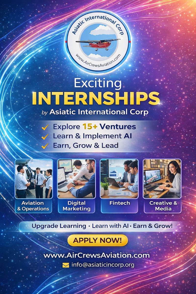 Internships by Asiatic International Corp poster
